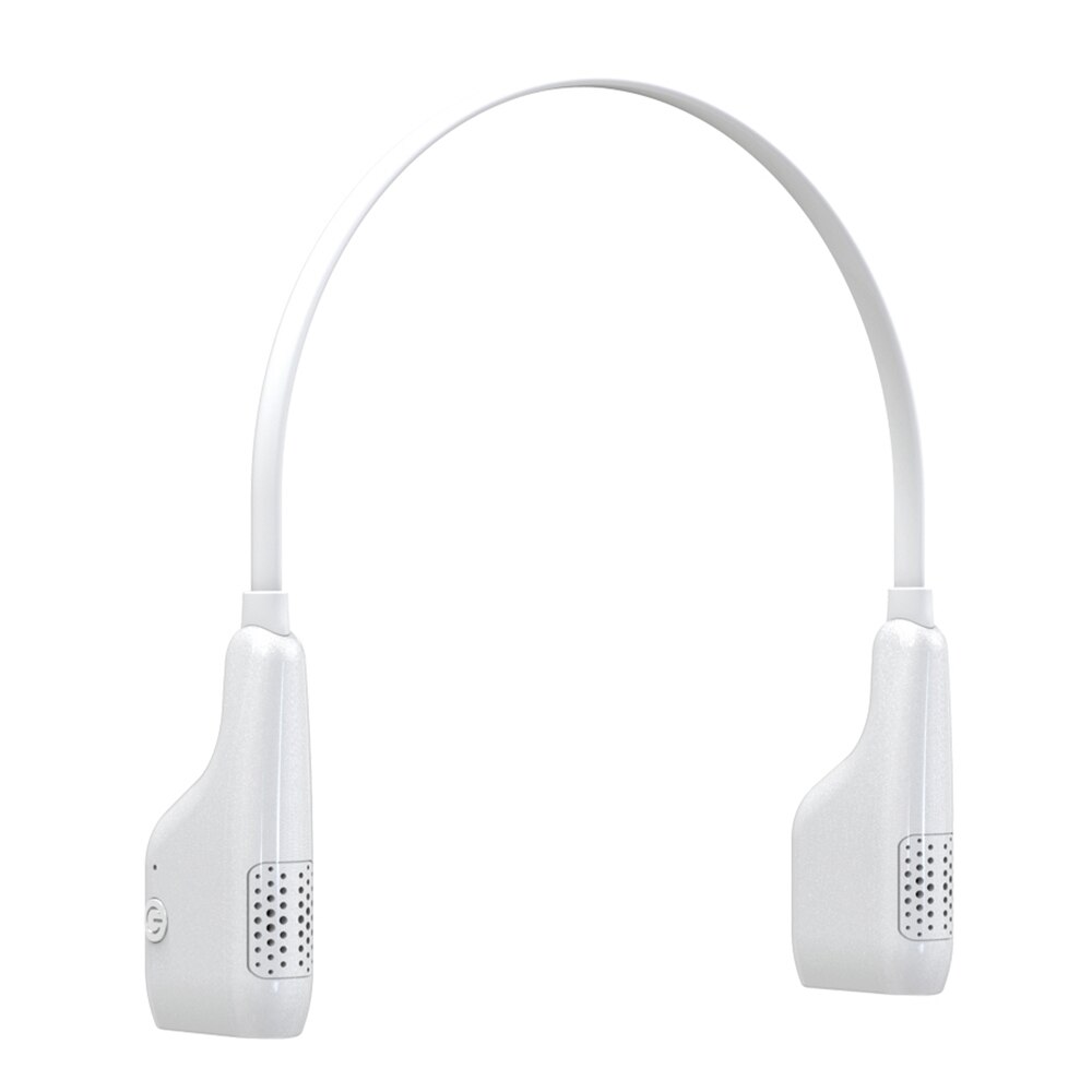 ALLOMN Necklace Air Purifier Portable USB Air Purifier Personal Mini Air Necklace Negative Ion Air Freshener No Radiation: White