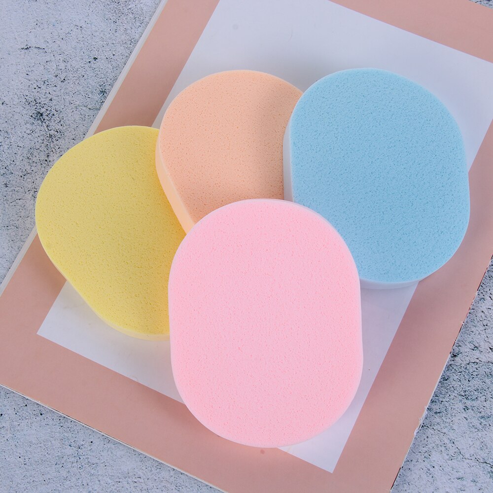 4 colores Natural Konjac Konnyaku cosmético puff facial cara de esponja limpieza profunda cuidado Facial maquillaje facial en polvo Herramientas de limpieza
