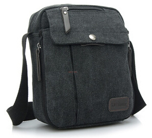 Oiseaux volants! Hommes sacs de messager sac à bandoulière offre spéciale sacs en toile de hommes voyage hommes sac de: Black