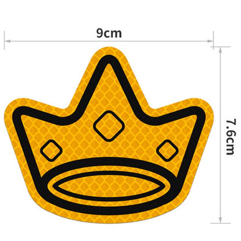 Kids Reflective Warning Stickers Schoolbag Decals Diamond Grade Safety Tape Made with 3M Material Student Traffic Safety Sticker