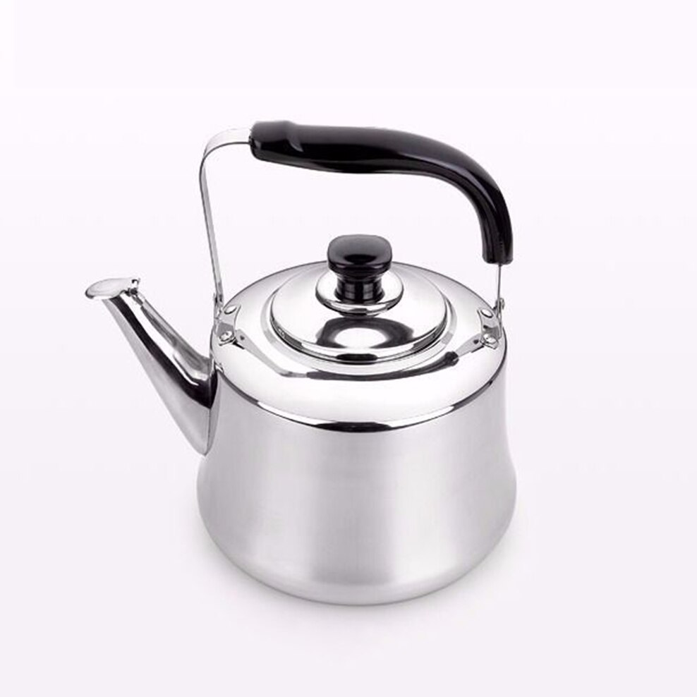 1-3L Gekleurde Kokend Water Pot Extra Dikke 201 Niet-magnetische Roestvrijstalen Ketel Pieptoon Herinnering Kokend Water Ketel: 1.5L / steel color