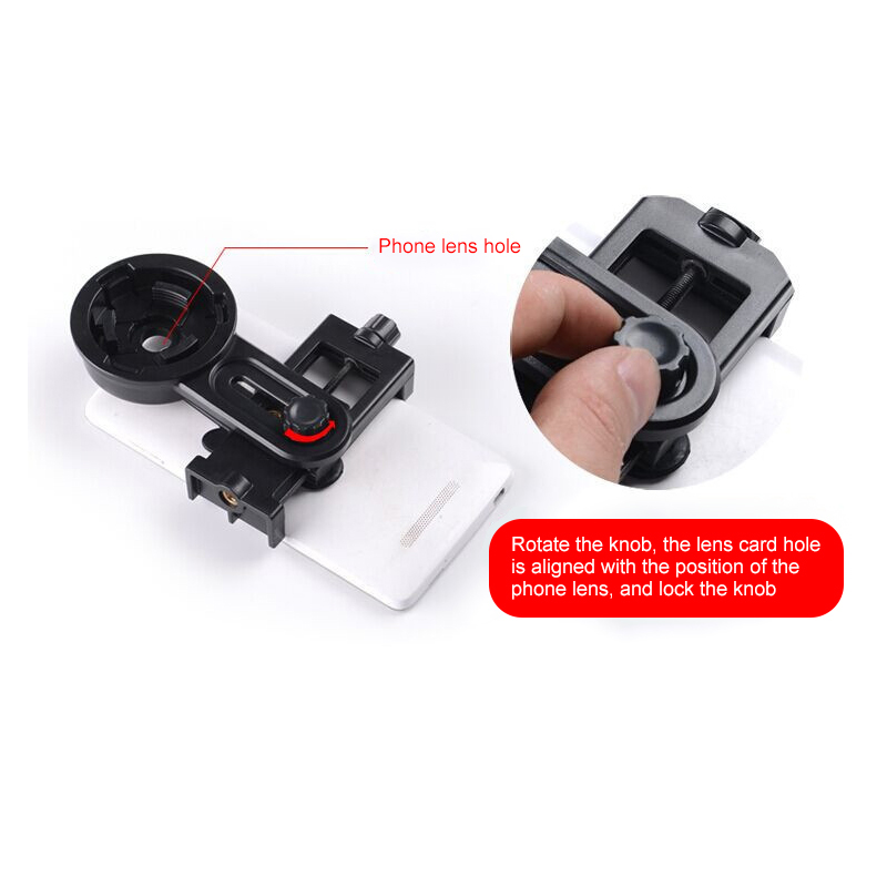 Binoculars Tripod Adapter Telescope Clip Mount for Iphone and Android Smartphones