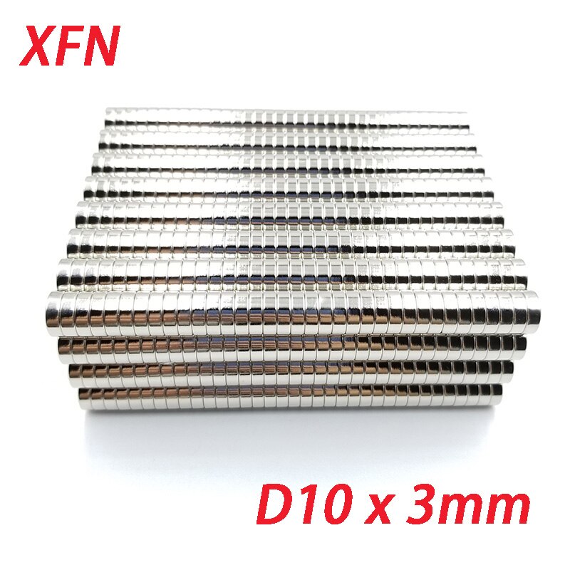 10X3Mm Super Sterke Neodymium Magneet 10*3 Krachtige Magnetische Zeldzame Aarde Kleine Ronde Magneten Sterke Magneten 10x3