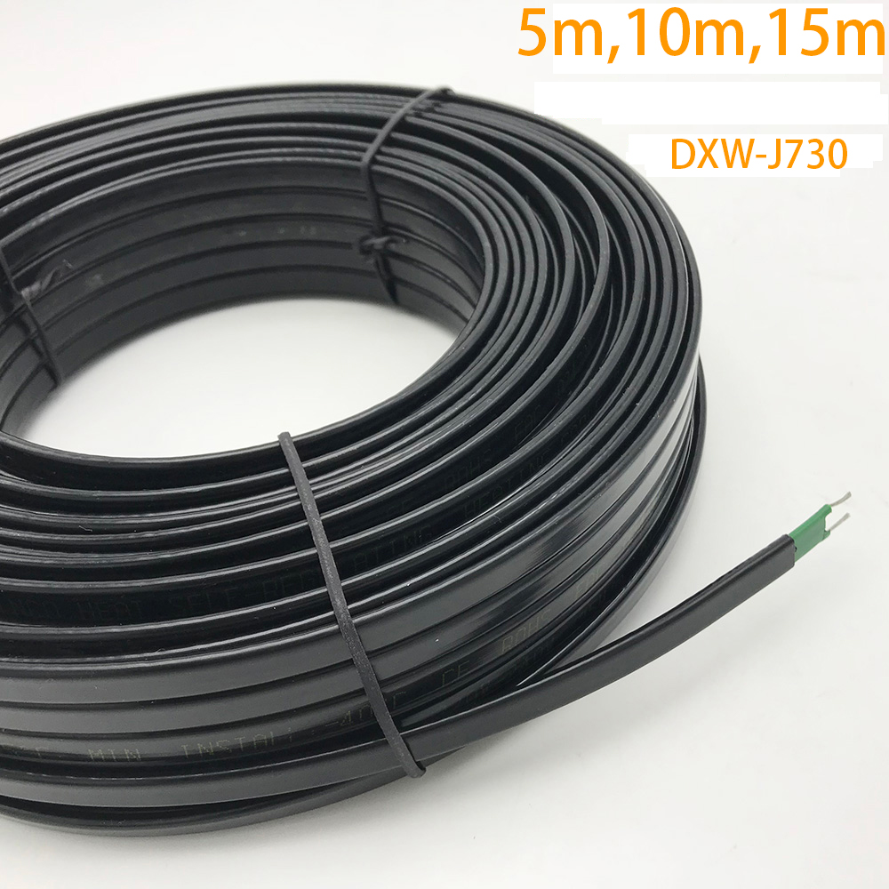 Minco Warmte 12V 24V 110V 220V Waterleiding Antivries Vorstbescherming Verwarmingskabel voor Dak Zelfregelende Elektrische Kachel Draad