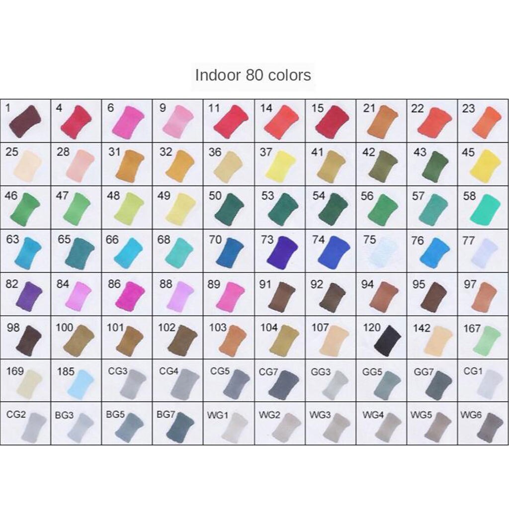 Alcohol Marker Brush Markers Dual Tips Permanent Art Kids Markers