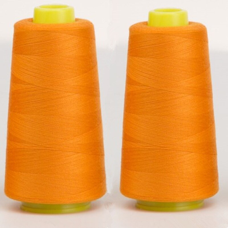 1Pcs 3000 Yards Polyester Thread Sewing Color Optional: Orange 1pcs