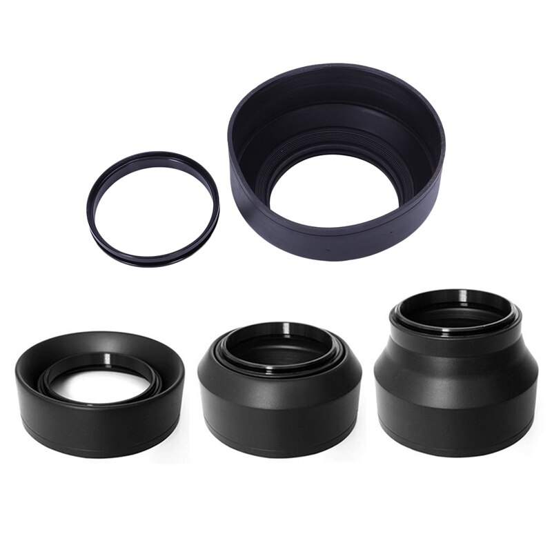 2pz Uv cap cappuccio Cpl Fld Nd Laureato lente filtro Cappuccio di Gomma-62 Millimetri e 77 Millimetri