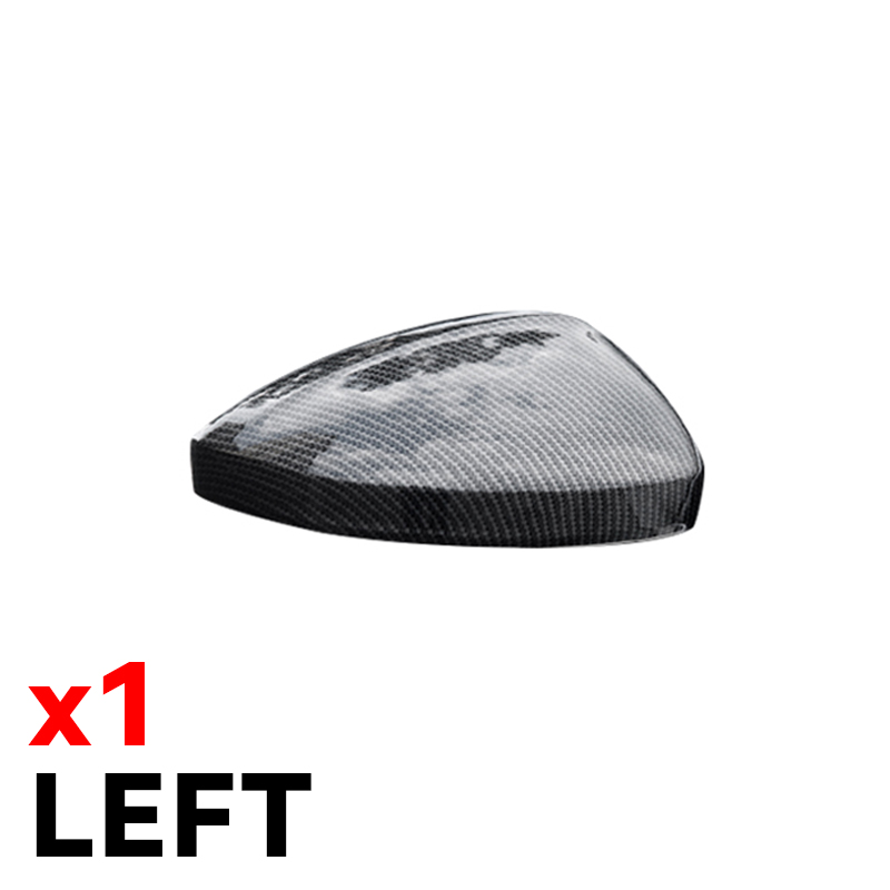 Côté Auto couverture de rétroviseur rétroviseur coque casquette logement pour VW Tiguan: 1pc Carbon Left