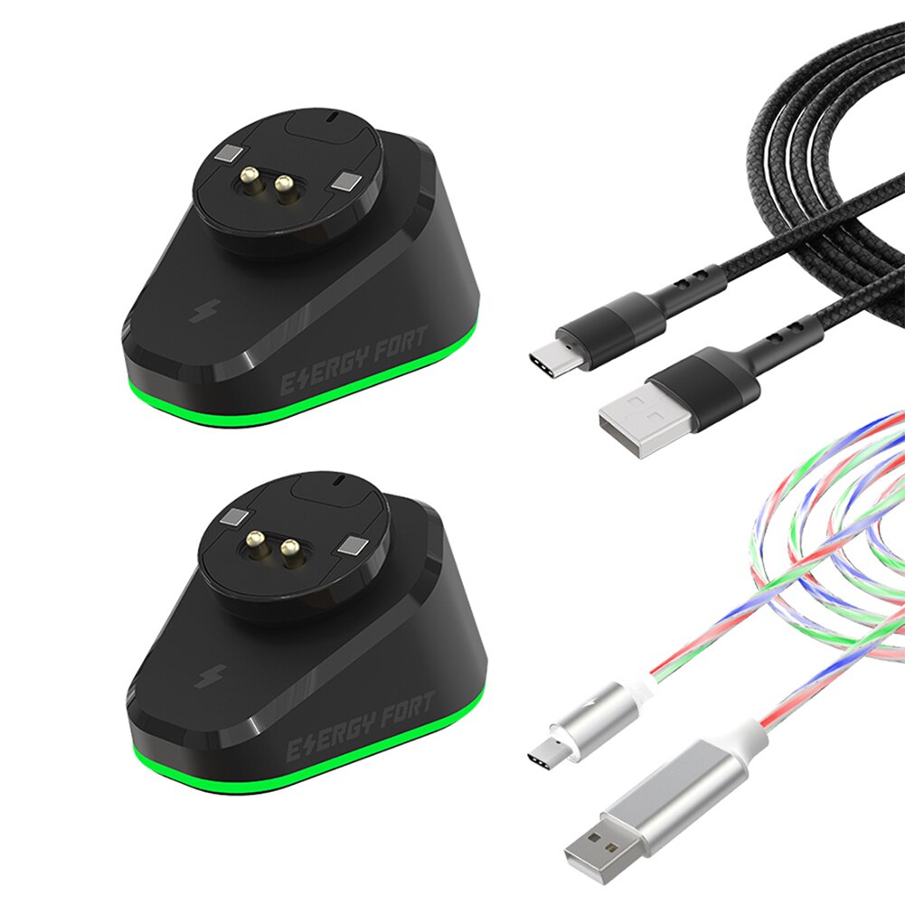Station de recharge de souris sans fil avec lumière RGB, pour Razer/Logitech G502 lightspeed Razer DeathAdder V2 Naga Pro Viper
