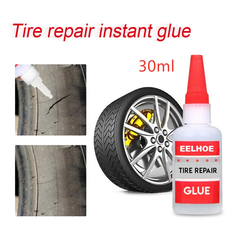 30/50ml Universal Tire Repair Super Glue Tyre Puncture Sealant Glue Car Tire Patch Repair&amp;Fill The Breakage: 30ml
