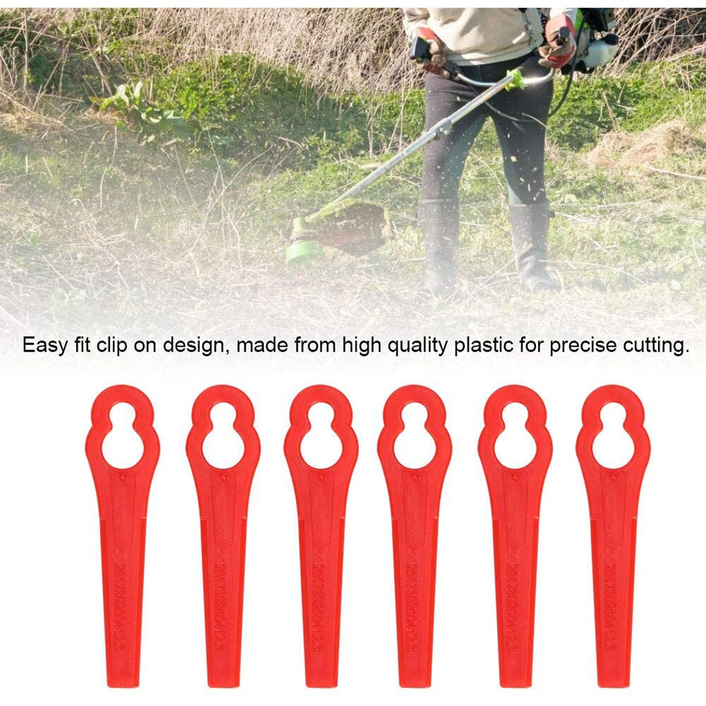 100Pieces Polycut Trimmer Head Blades Replacement Poly Cut Blades Nylon Trimmer Blade Compatible with Stihl 20-3 Replaces