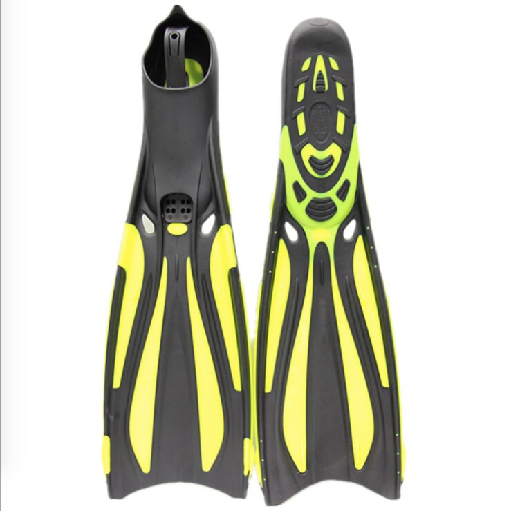 Duiken Flippers Diepe Duiken Lange Vinnen Snorkelen Boost Scuba Apparatuur Gratis Duiken Eend Zwemvliezen Zwemmen Training Levert: WHITE / L
