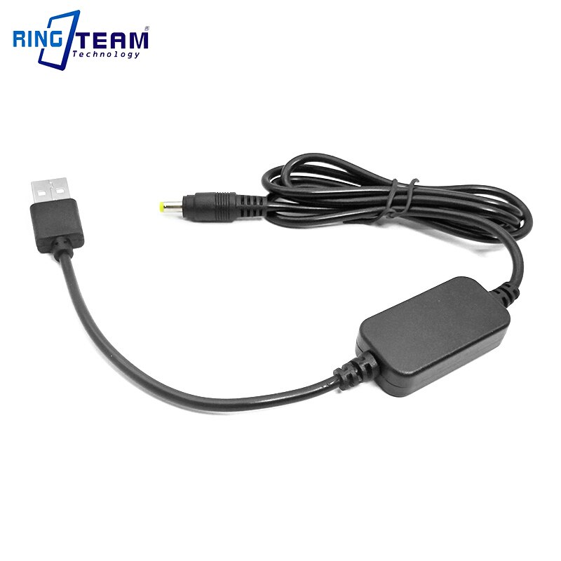 Câble USB 5V 2a cc, amélioration de la tension avec cc 4.0x1.7mm pour coupleur cc DMW DCC3 DCC6 DCC8 DCC9 DCC11 DCC12 DCC15
