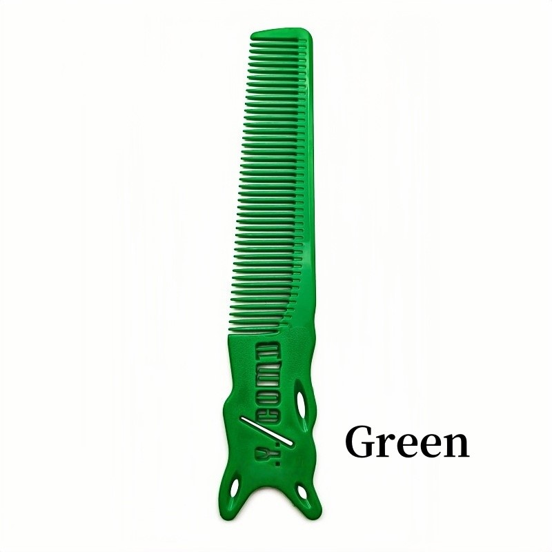 Kolorowe grzebienie z krawędzią robić strzyżenia włosów, fryzjerskie grzebienie robić strzyżenia na płasko dla mężczyzn, profesjonalne grzebienie robić strzyżenia włosów, szczotki fryzjerskie, narzędzia robić stylizacji włosów w salonie fryzjerskim.: Srebrny