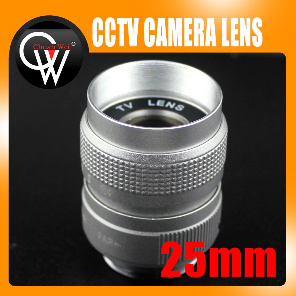 25mm lens f/1.4 C Mount CCTV f1.4 Lens Voor Micro 4/3 m4/3 Nex GX1 OM-D1 Camera Accessoires