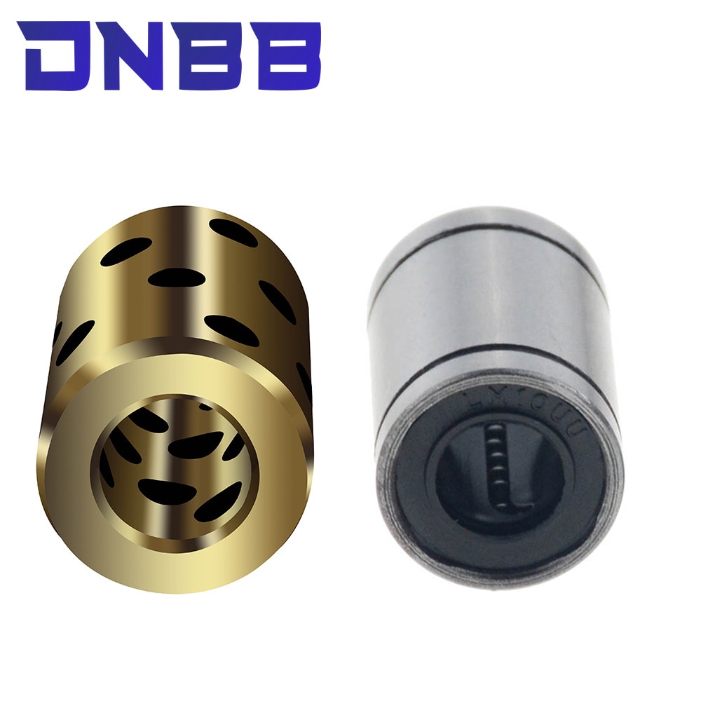 1PC LM4 LM5 LM6 LM8 LM10 lineare grafite rame impostato cuscinetto boccola di rame olio auto-lubrificante cuscinetto JDB LM5UU LM6UU LM8UU