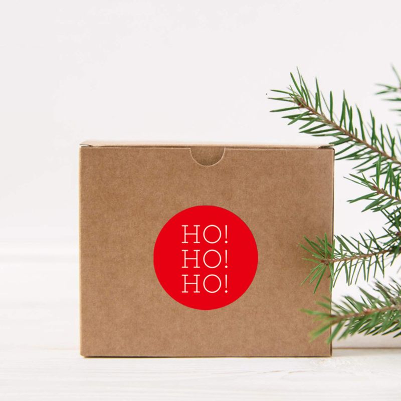 500pcs/roll 6 Designs Christmas Stickers Tree Elk Decorative for Scrapbooking M0XD