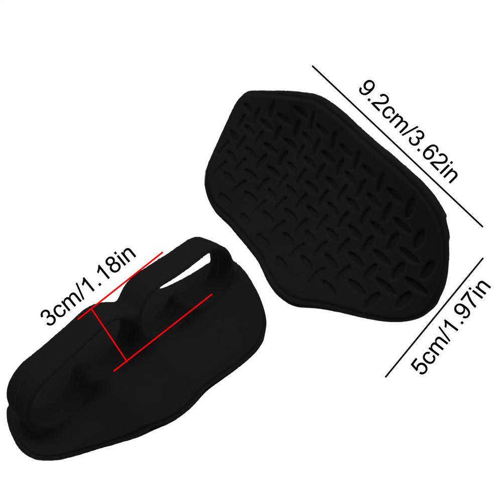 2PCS Strength Training Silicone Hand Guard Fitness Weight Lifting Wrist Guards Pull-up Hard Pull Gloves Assist Grip Assist Strap: black
