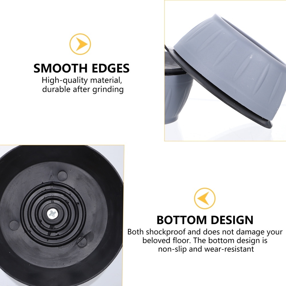 4pcs Heightening Pads Washing Machine Pads Foot Mats Furniture Pad Supplies