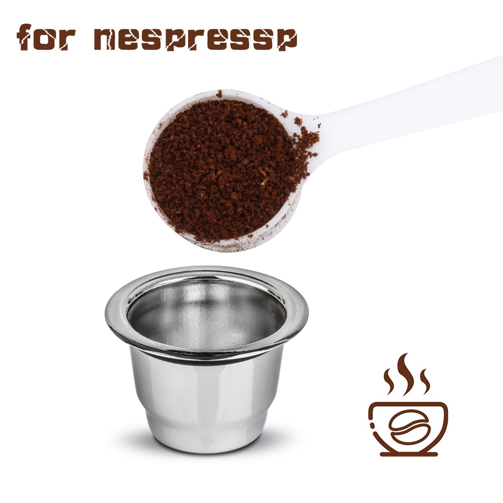 Nespresso Rvs Capsule Cup Duurzaam Rvs Capsule Filtering Tool Herbruikbare Koffie Filter Herhalen Vullen