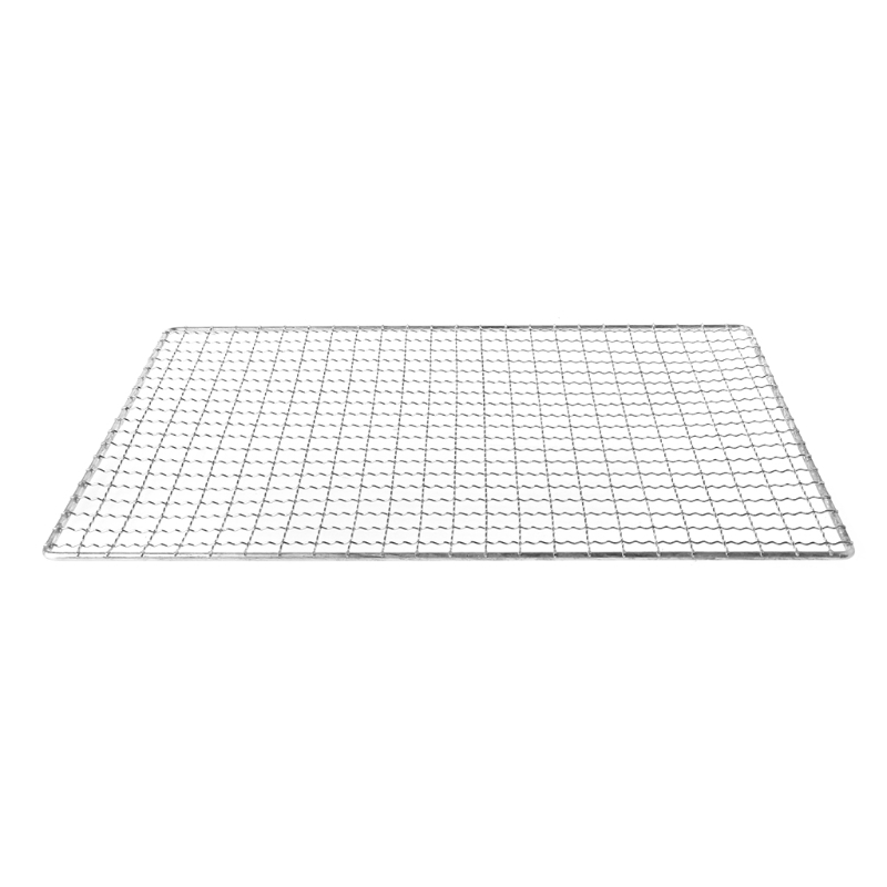 Stainless Steel BBQ Barbecue Grill Grilling Mesh Wire Net Outdoor Cooking 3 Size