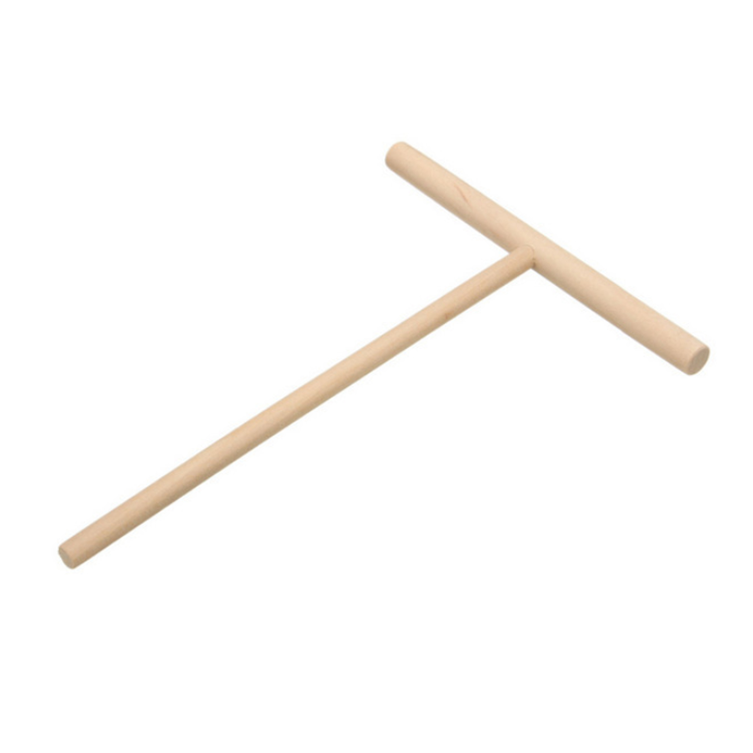 Behogar 2PCS T-shaped Wooden Batter Crepe Jianbing Pancake Spreader Sticks for Restaurant Home Kitchen Cooking Tool 16x12cm