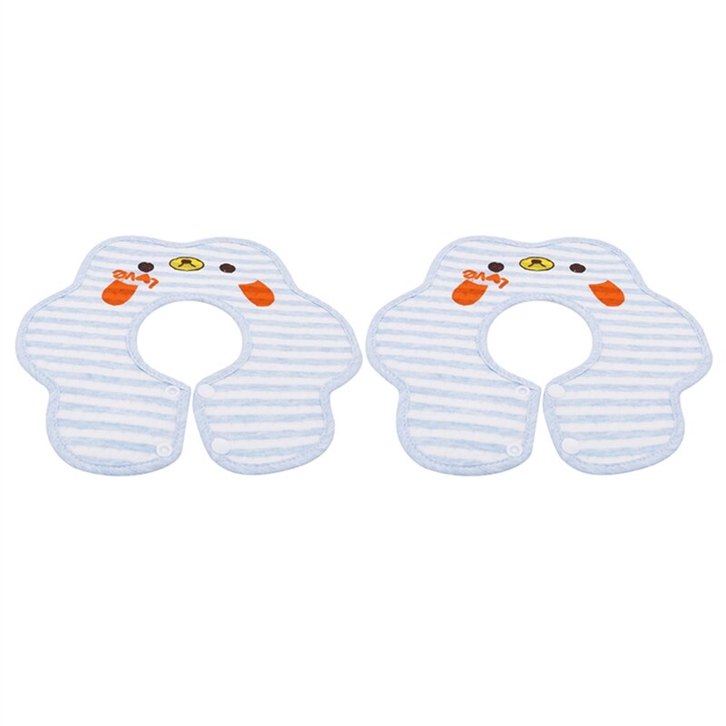 Schattige slabbetjes baby babador voedingsschort baby boerdoeken cartoon speeksel handdoek baby eet accessoire zachte babyspullen 2 stuks: 1