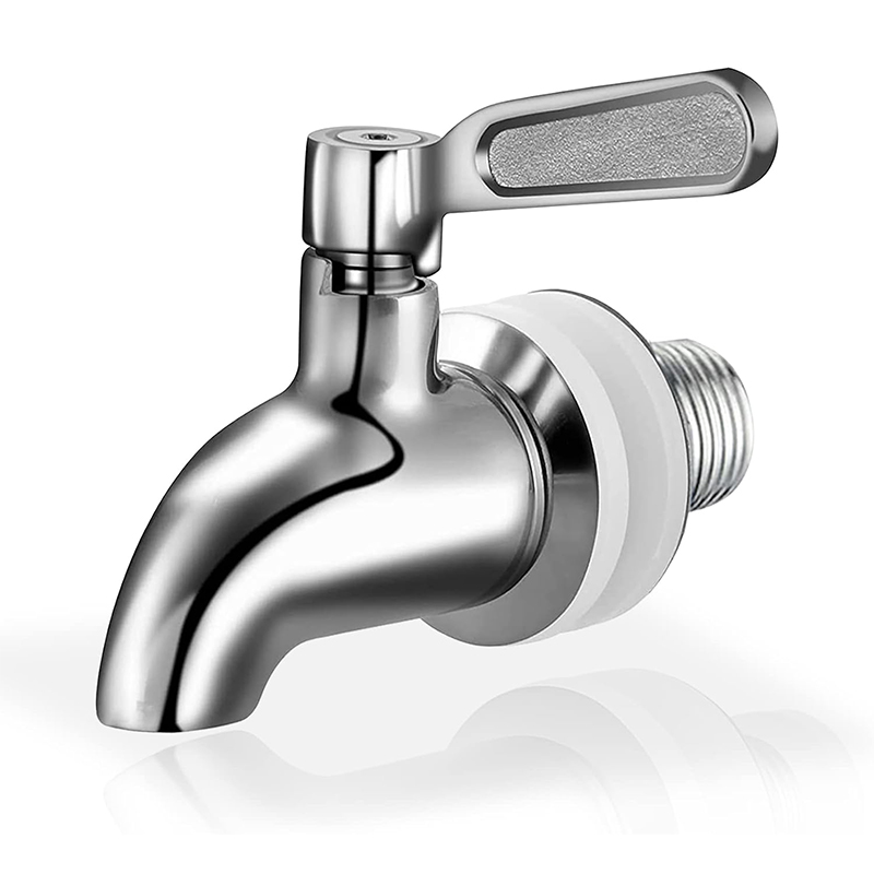 Zapfen-Wasserhahn aus Edelstahl 304, Wasserhahn für Bier, Saft, Getränke, Getränke, Weinfass, Spenderhahn, 16 mm, 12 mm