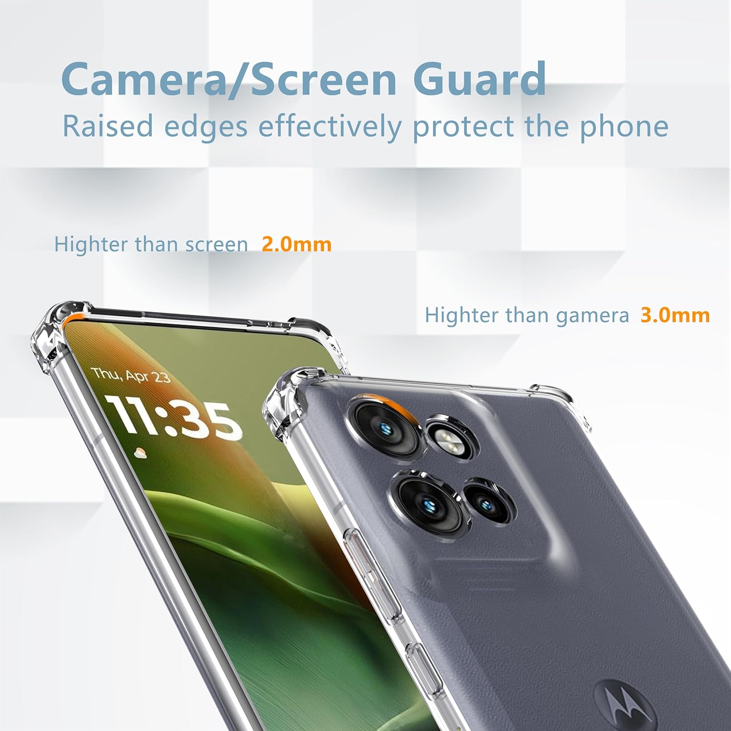 Funda de TPU Airbag a prueba de golpes para Motorola Edge 60 Fusion Moto Edge 60 Pro Stylus funda protectora Capa Fundas Coque