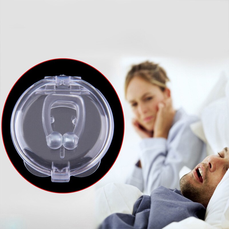 Pinza nasal de silicona Anti ronquidos, pinza magnética para dejar de roncar la nariz, Apnea antirronquidos, dispositivo de ayuda para el sueño, cuidado de la salud