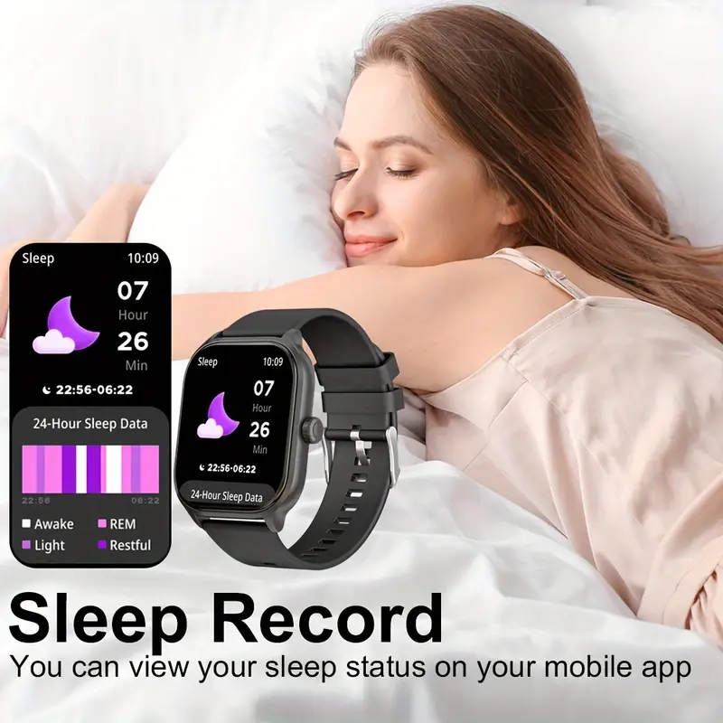 Smart Watch para homens e mulheres, mostrador personalizado, relógios de aço, rastreador de fitness esportivo, frequência cardíaca, smartwatch para Android e iOS, novo