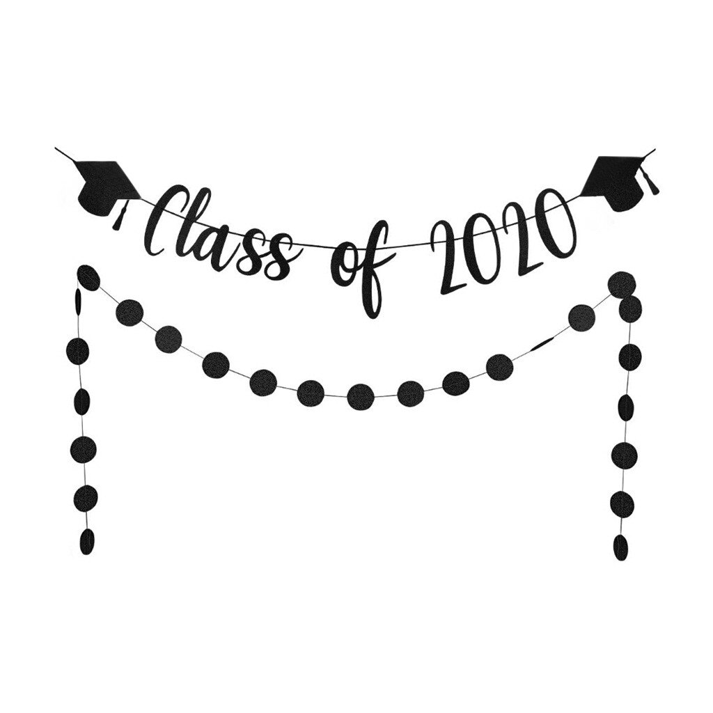 Adult Graduation Cap hat with Tassel Golden/Black Graduation banner party for High School and College: 4