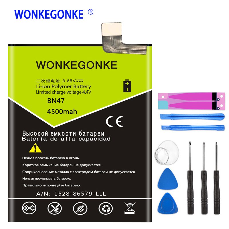 WONKEGONKE BN47 voor xiaomi BN 47 Batterijen Bateria