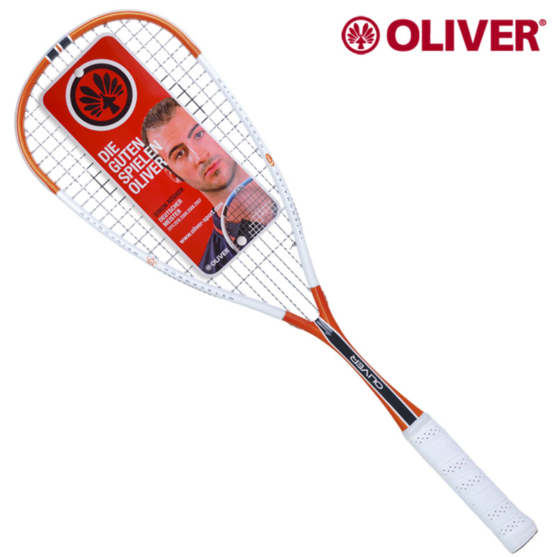 Professionele Vliegtuig Originele Squash Racket met Hoge Stijve Titanium Carbon Fibre Squash racket Met String en Tas