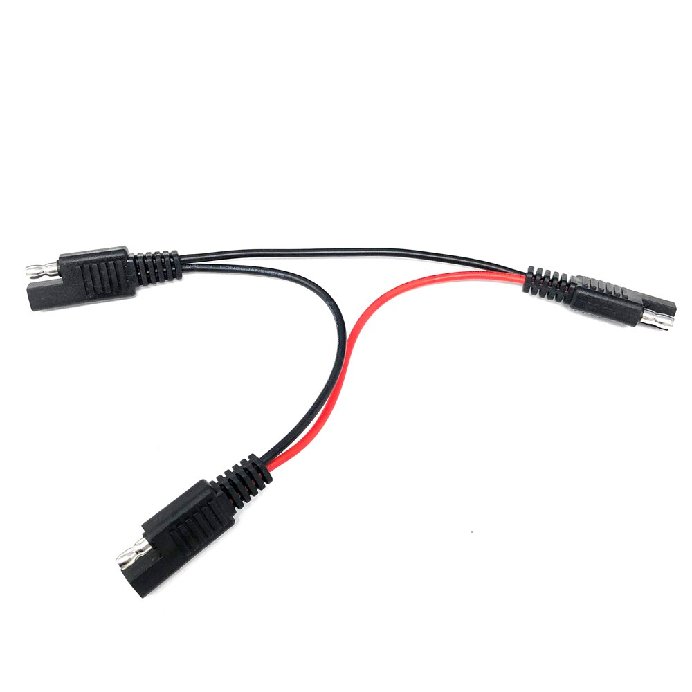 18awg zonnebatterij sae-stekker 1 to 2 harnas diy verlengkabels connectorkabel 20cm dc-voeding auto verlengkabel