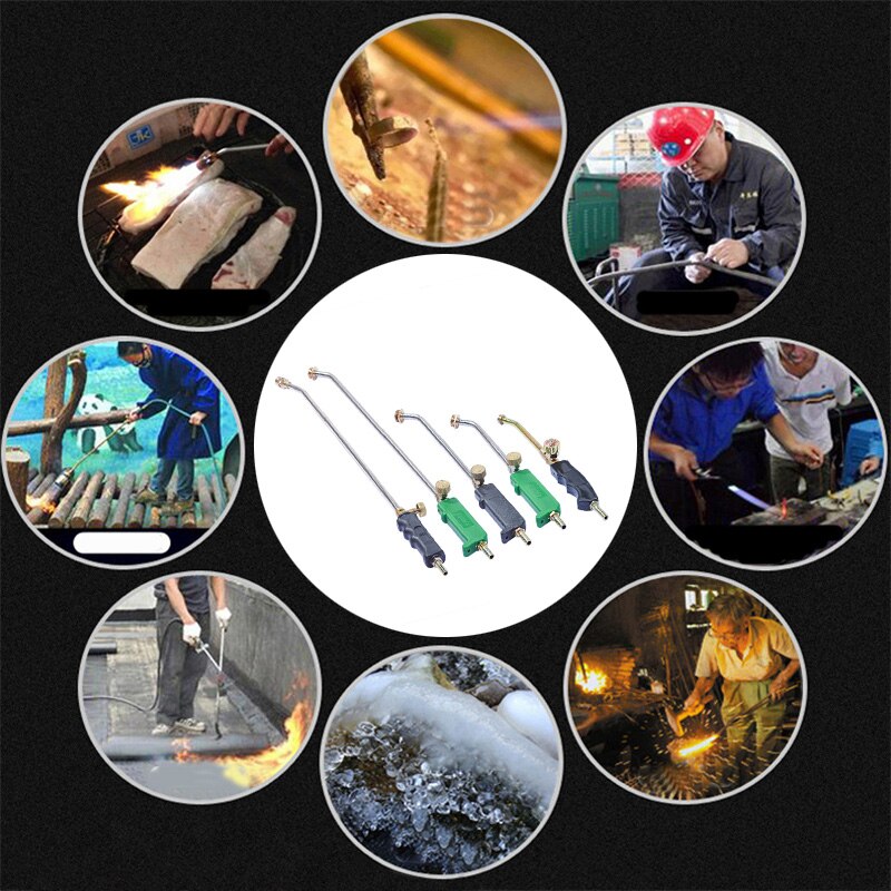 Stainless Steel Soldering Gun 15/30/35/50/65 Heating Torch Propane Butane Gas Flame Blow Plunber Roofing Roast Meat Igniter BBQ