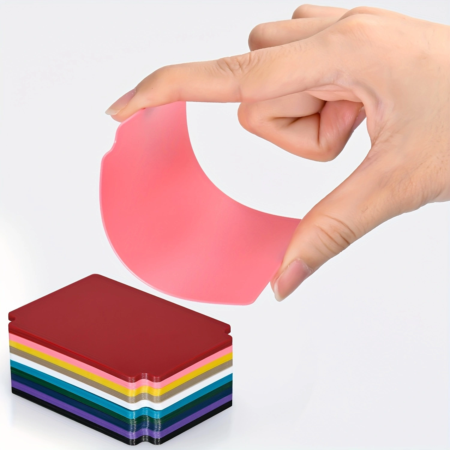 Ruilkaartverdelers voor opbergdoos, veelkleurige verdelers, 10-kleuren scheidingsteken met tabbladen, geschikt voor TCG 3,76 x 2,75 inch