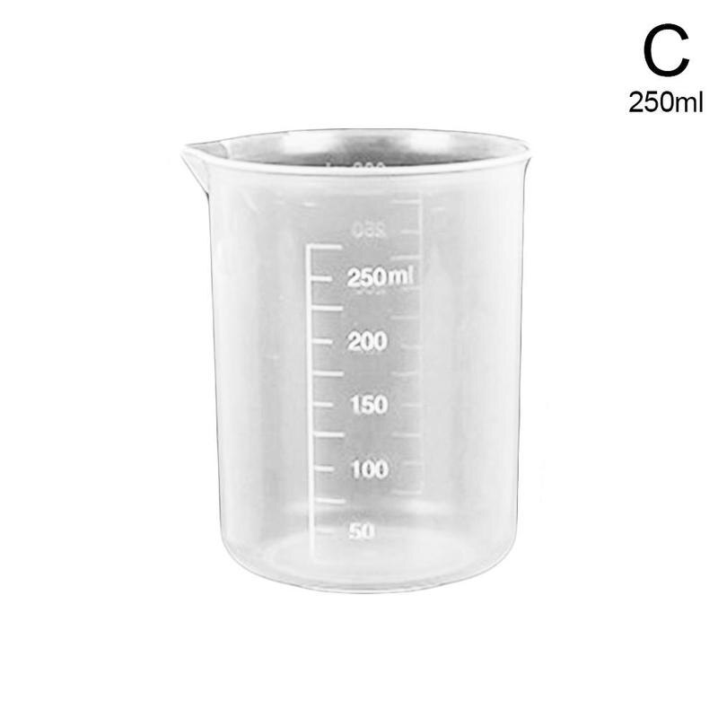 Plastic Measuring Cup Split Cup DIY Epoxy Resin Accessories Making Tool Beaker Household Daily Necessities: C