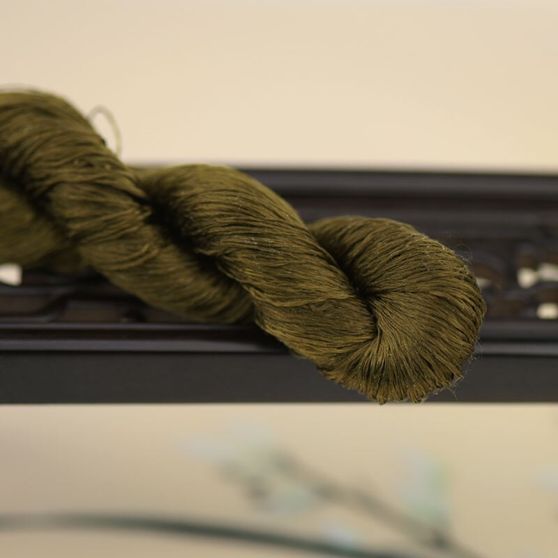 silk embroidery thread / 100% silk thread /hand embroidery embroider cross stitch/dark brown series/7 pure colors: 6