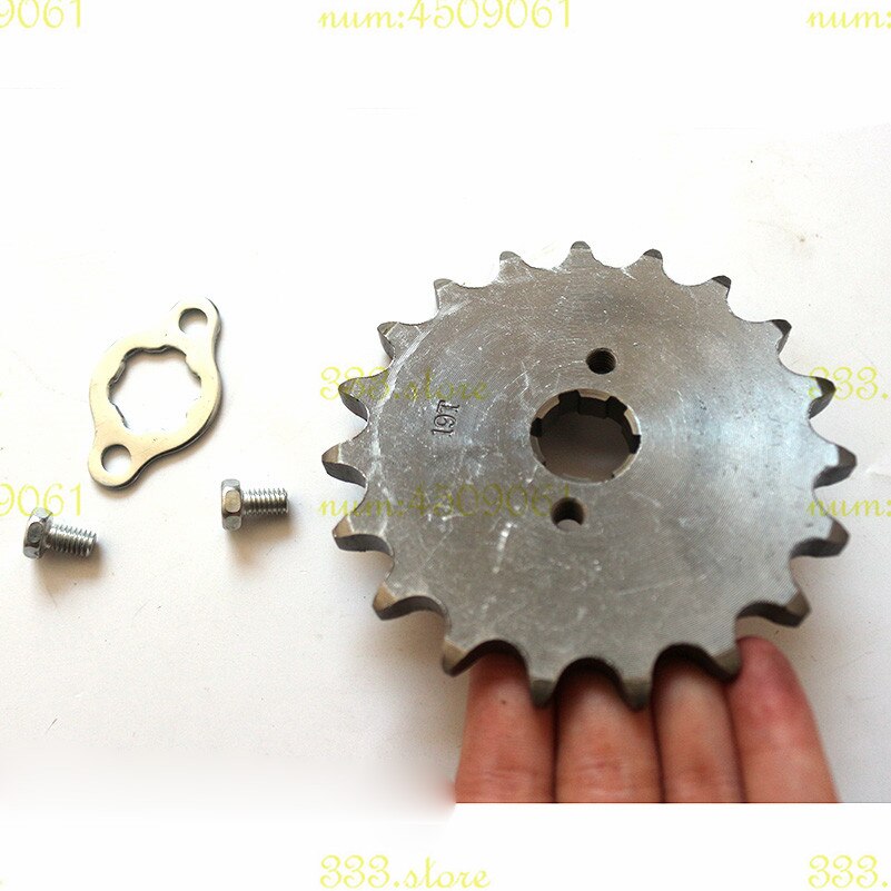 Single Speed Fiets Vrijloop Bmx Vliegwiel Tandwiel 520 19T Tand 20Mm Id Voor Motor Tandwiel Fit Pit Bike atv Motorfiets Deel