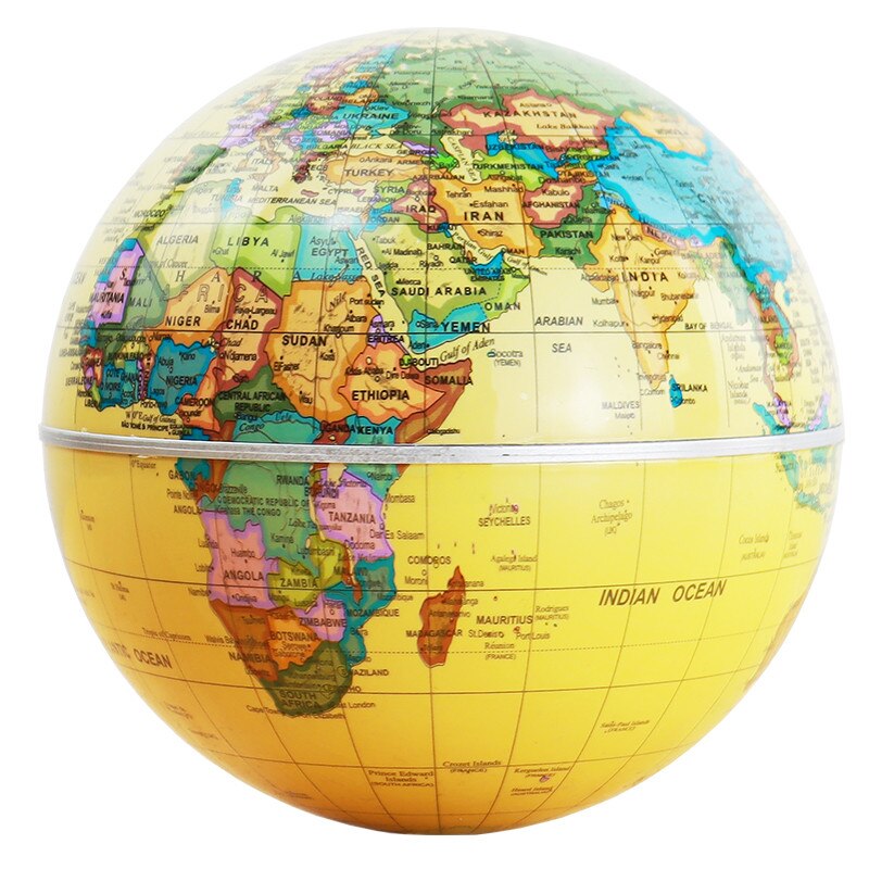 Light energy globe rotation magnetic levitation ornaments solar perpetual motion rotator 1pc