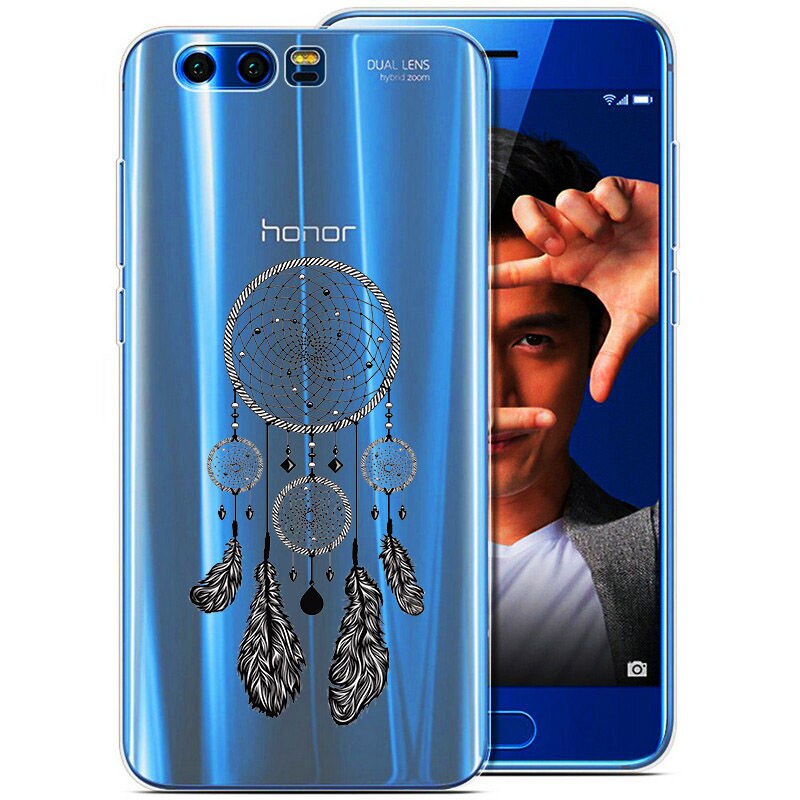 Arvin Silicone Case for Huawei Honor 9 Soft TPU Case for Huawei Honor 9 Premium Slim Crystal Clear Transparent Painting Fundas: 11