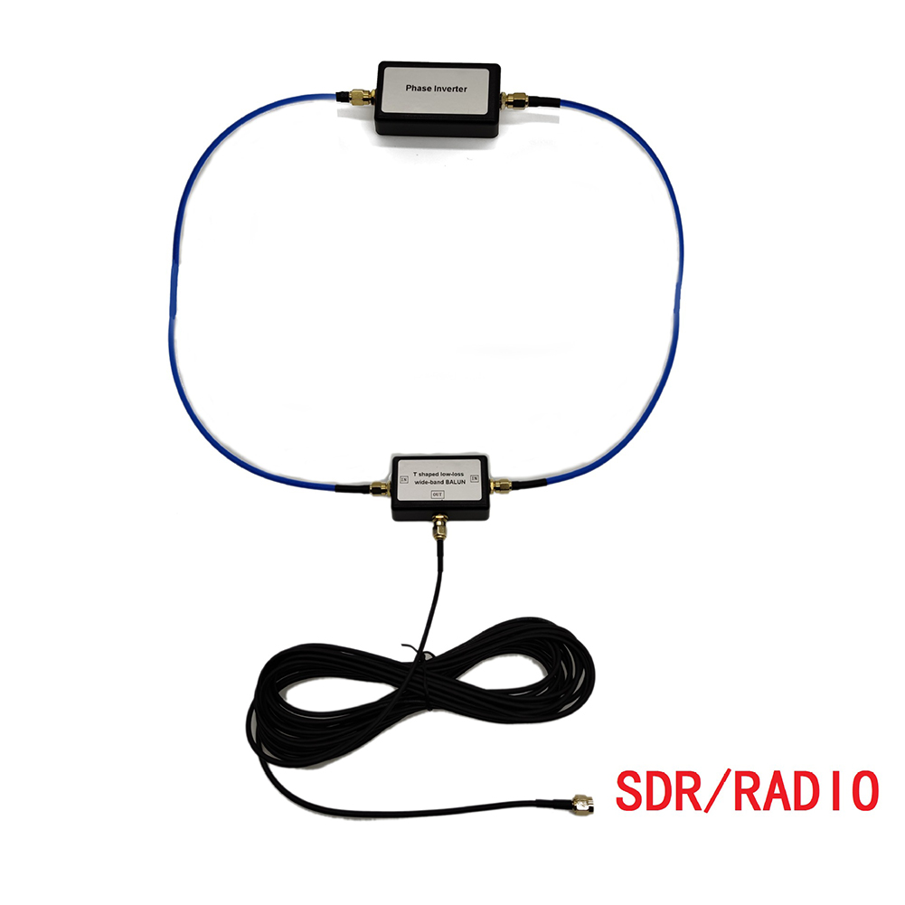 250MW YouLoop Electromagnetic Antenna 10KHz to 30 MHz Portable Passive Magnetic Loop Antenna with RG402+RG174 for HF VHF