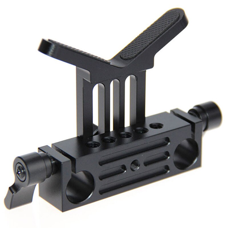 Volledige lensondersteuning 15mm staafklem railblok voor dslr-rig staafondersteuning railsysteem  c1108 camerafotografie-accessoires
