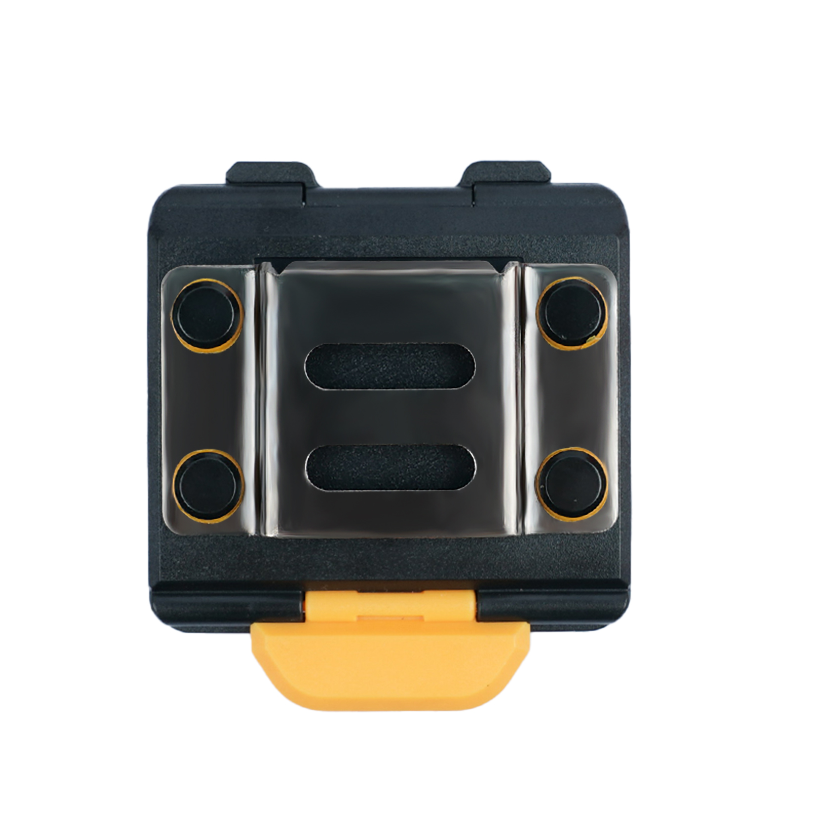 Meetlint houder, riem meetlint houder met 1 meetlint riem clip riem meetlint clip, clip-on meetlint houder: Black