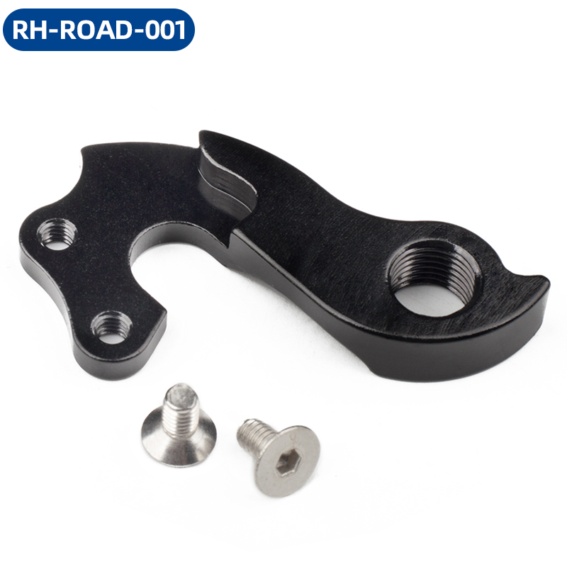 Colgador de cambio trasero de bicicleta, cuadro de bicicleta de carbono BXT, gancho trasero, adecuado para bicicleta de carretera BXT, 1 Uds.: Gris