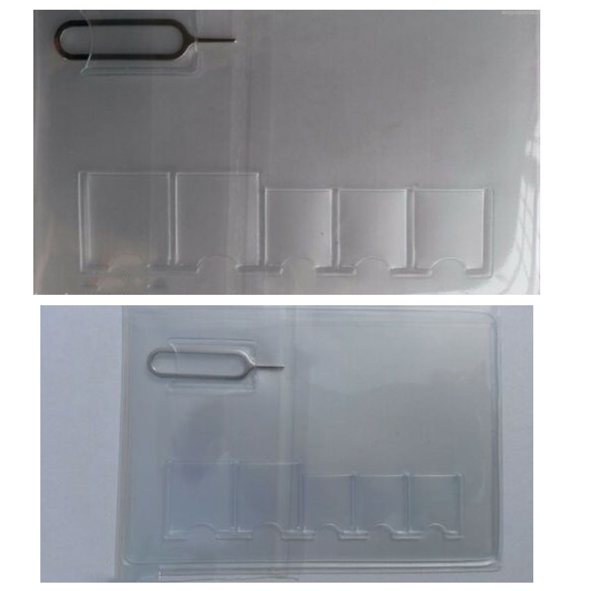 SIM Card Transparent Storage Bag Box Bank Cards Transportation Card Phone Card Needle Tool Collection Multi-Purpose Card-Holder