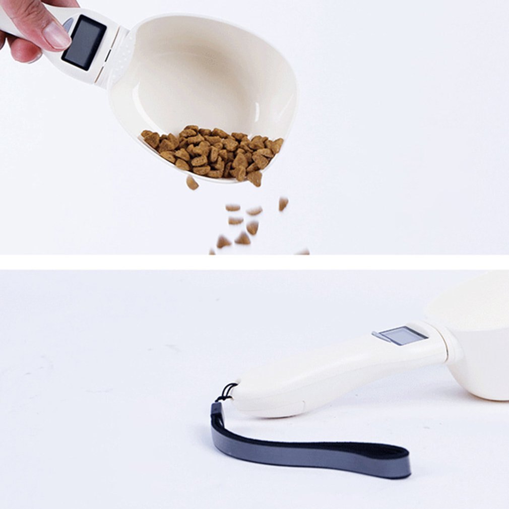 Multifunctionele Huisdier Voedsel Schaal Cup Met Led Display Voor Hond Kat Voeden Kom Keukenweegschaal Meten Scoop Huisdier Producten