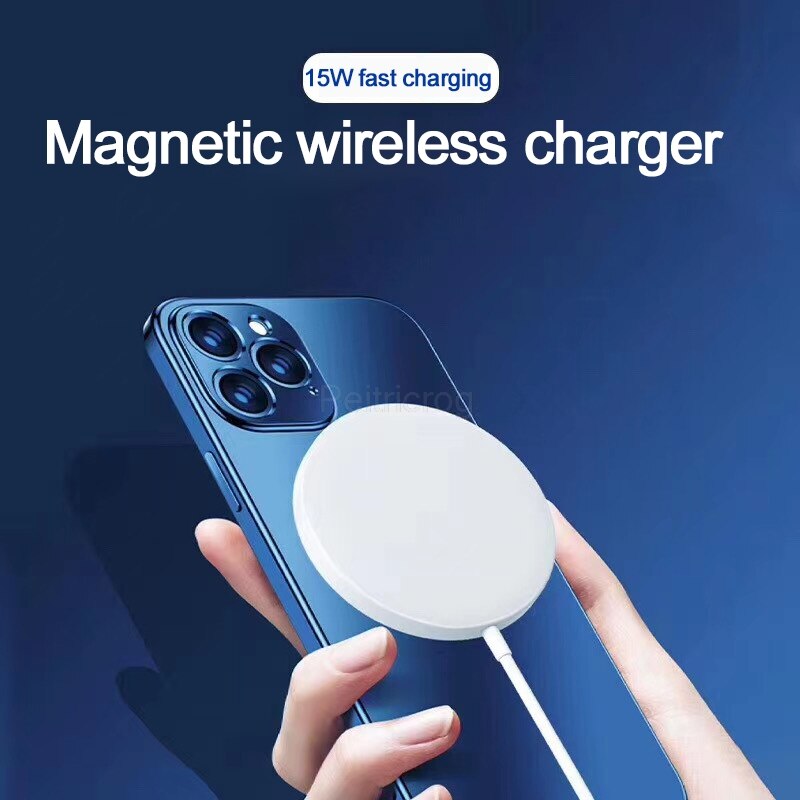 Magnetische 15W Drahtlose Ladegerät Für iPhone 12 Profi Max Mini Magsafe Schnelle Ladung Dock Schnell 20W EU UNS UK Stecker PD Drahtlose Ladegerät