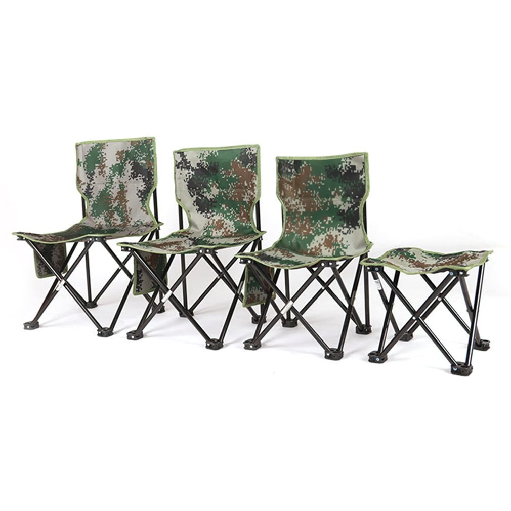 Outdoor Folding Chair Fishing Chair Portable Fishing Stool Fishing Gear Foldable Leisure Chair Fishing Supplies